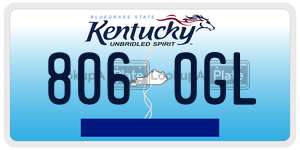 8060GL  license plate in KY