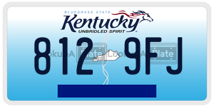 8129FJ  license plate in KY