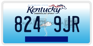 8249JR  license plate in KY