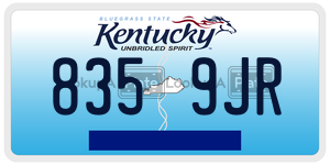 8359JR  license plate in KY