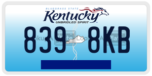 8398KB  license plate in KY