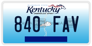 840FAV  license plate in KY