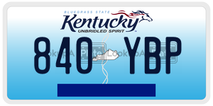 840YBP  license plate in KY