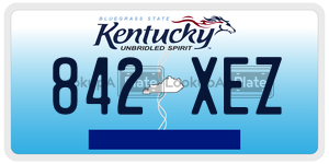842XEZ  license plate in KY