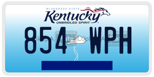 854WPH  license plate in KY