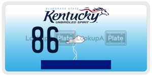 86  license plate in KY