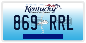 869RRL  license plate in KY