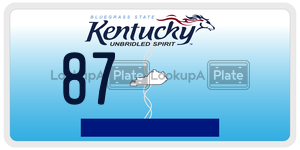 87  license plate in KY