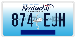 874EJH  license plate in KY