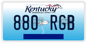 880RGB  license plate in KY