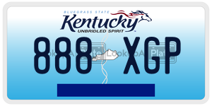 888XGP  license plate in KY