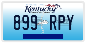 899RPY  license plate in KY