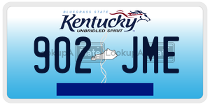 902JME  license plate in KY