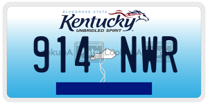 914NWR  license plate in KY