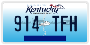 914TFH  license plate in KY