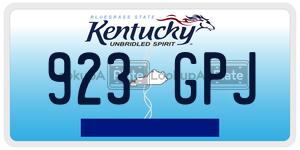 923GPJ  license plate in KY