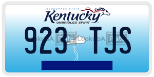 923TJS license plate in Kentucky