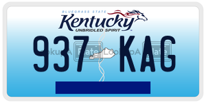 937KAG  license plate in KY