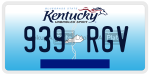 939RGV  license plate in KY