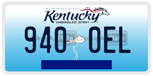 9400EL  license plate in KY