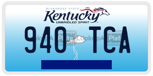940TCA  license plate in KY