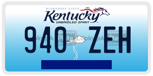 940ZEH  license plate in KY