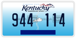 944114  license plate in KY