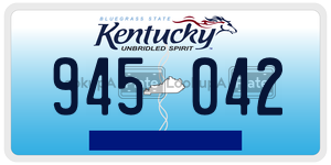 945042  license plate in KY