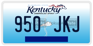 950JKJ  license plate in KY