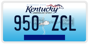 950ZCL  license plate in KY