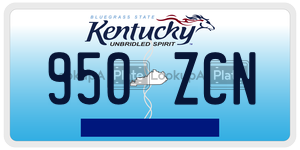 950ZCN  license plate in KY