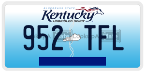 952TFL  license plate in KY