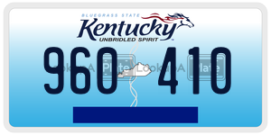 960410  license plate in KY