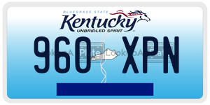 960XPN  license plate in KY