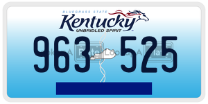 963525  license plate in KY