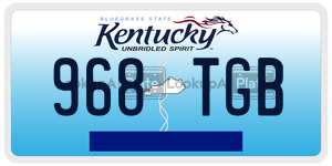 968TGB  license plate in KY