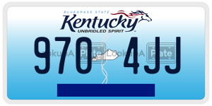 9704JJ  license plate in KY