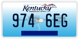 9746EG  license plate in KY
