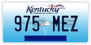 975MEZ  license plate in KY
