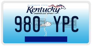 980YPC license plate in Kentucky