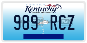989RCZ  license plate in KY