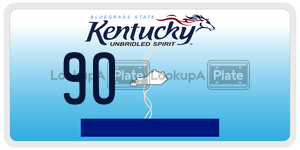 9O  license plate in KY