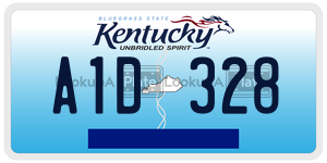 A1D328  license plate in KY
