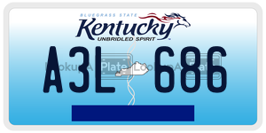 A3L686 license plate in Kentucky
