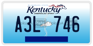 A3L746  license plate in KY