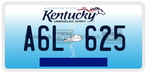 A6L625  license plate in KY