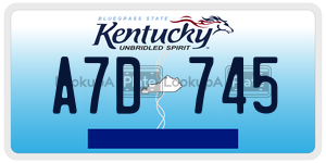A7D745  license plate in KY