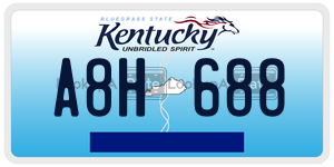 A8H688  license plate in KY