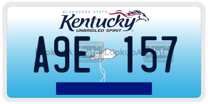 A9E157  license plate in KY