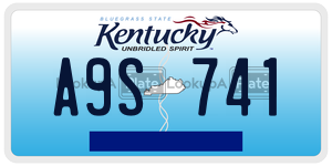 A9S741  license plate in KY